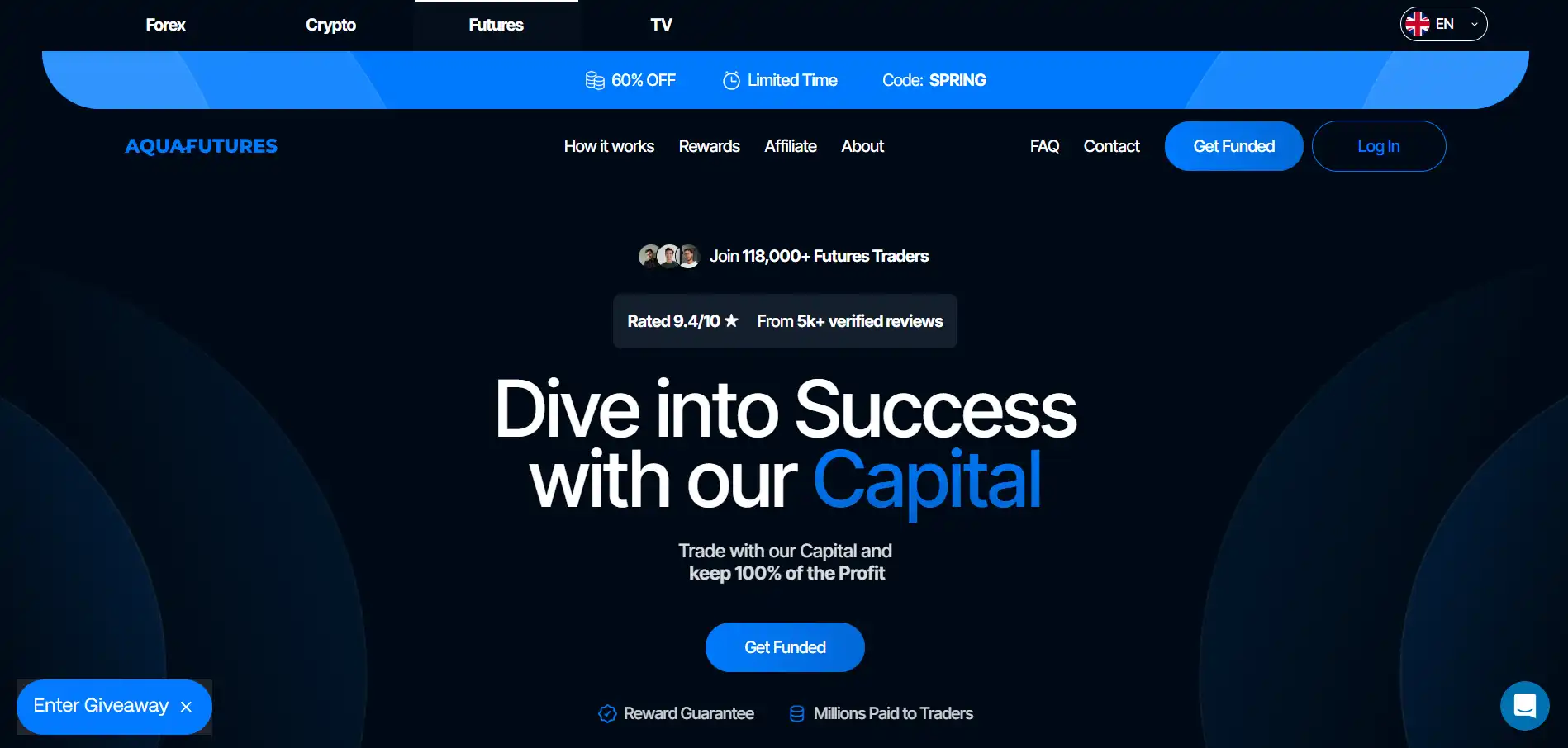 aquafutures website